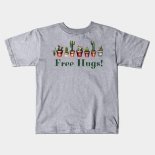 Free Hugs, cactus Kids T-Shirt